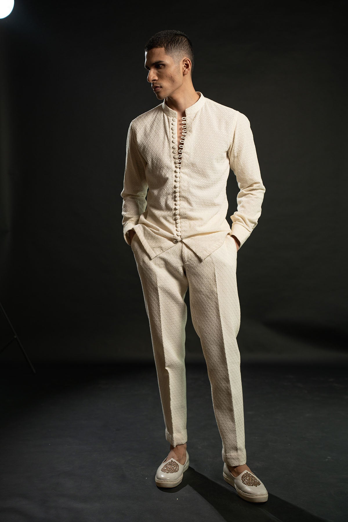 cigarette pants and kurta Pure Comfort: The Best Cotton Pant Set Designs for Everyday Wear - The Ethnic World Elegant red and white dress is perfect for semi formal and formal party Cigarette Pants Kurti Collection |
