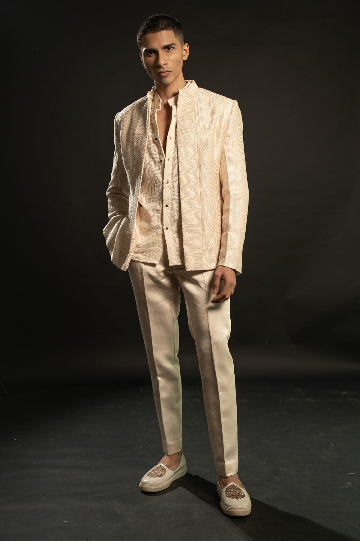 Jacket, Shirt Kurta and Pants - Main Image