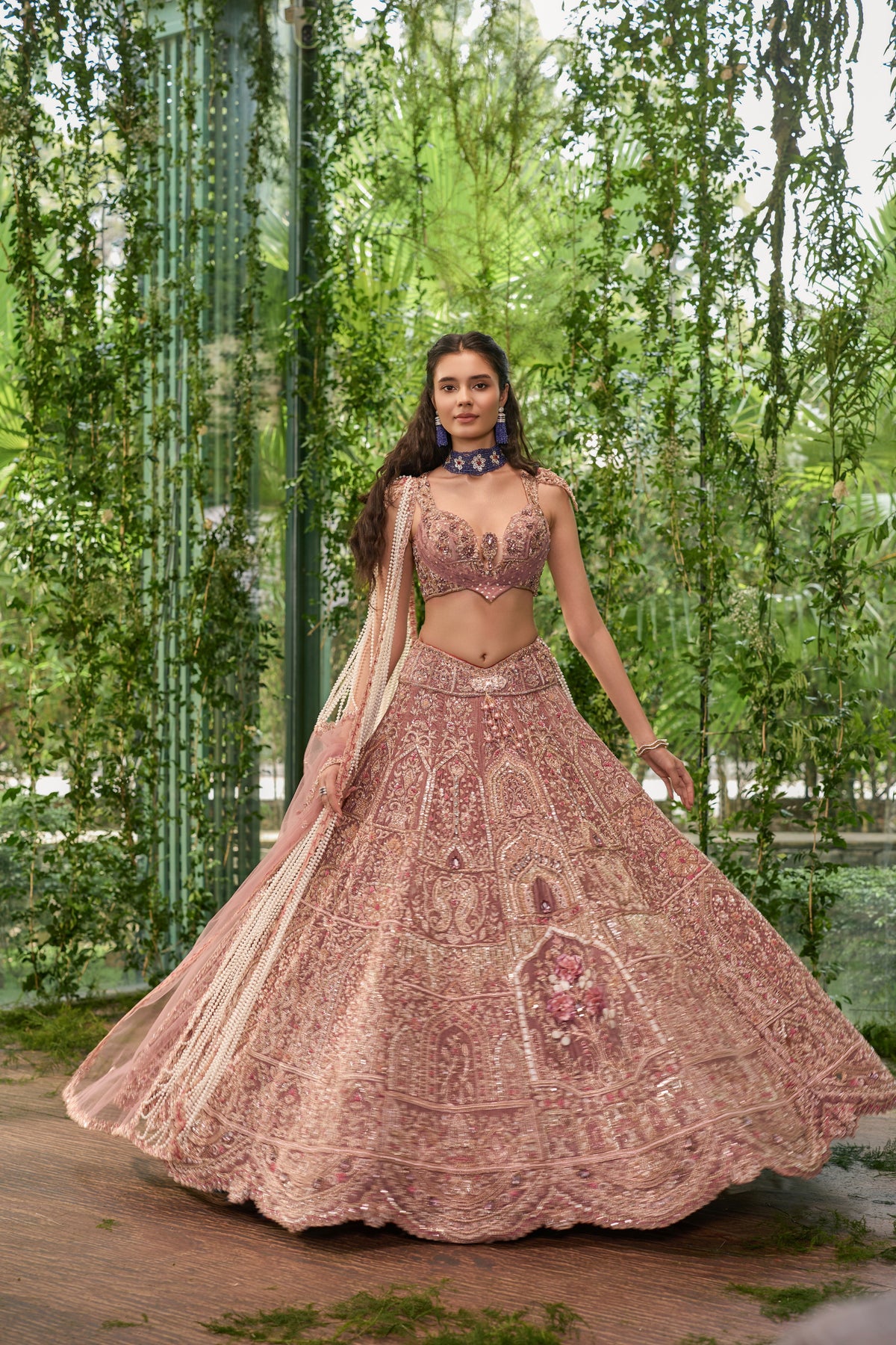 Muktika - The Pearl Blossom Lehenga Set
