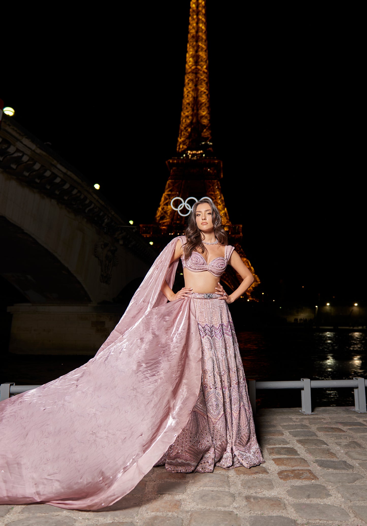 Pink lehenga Set