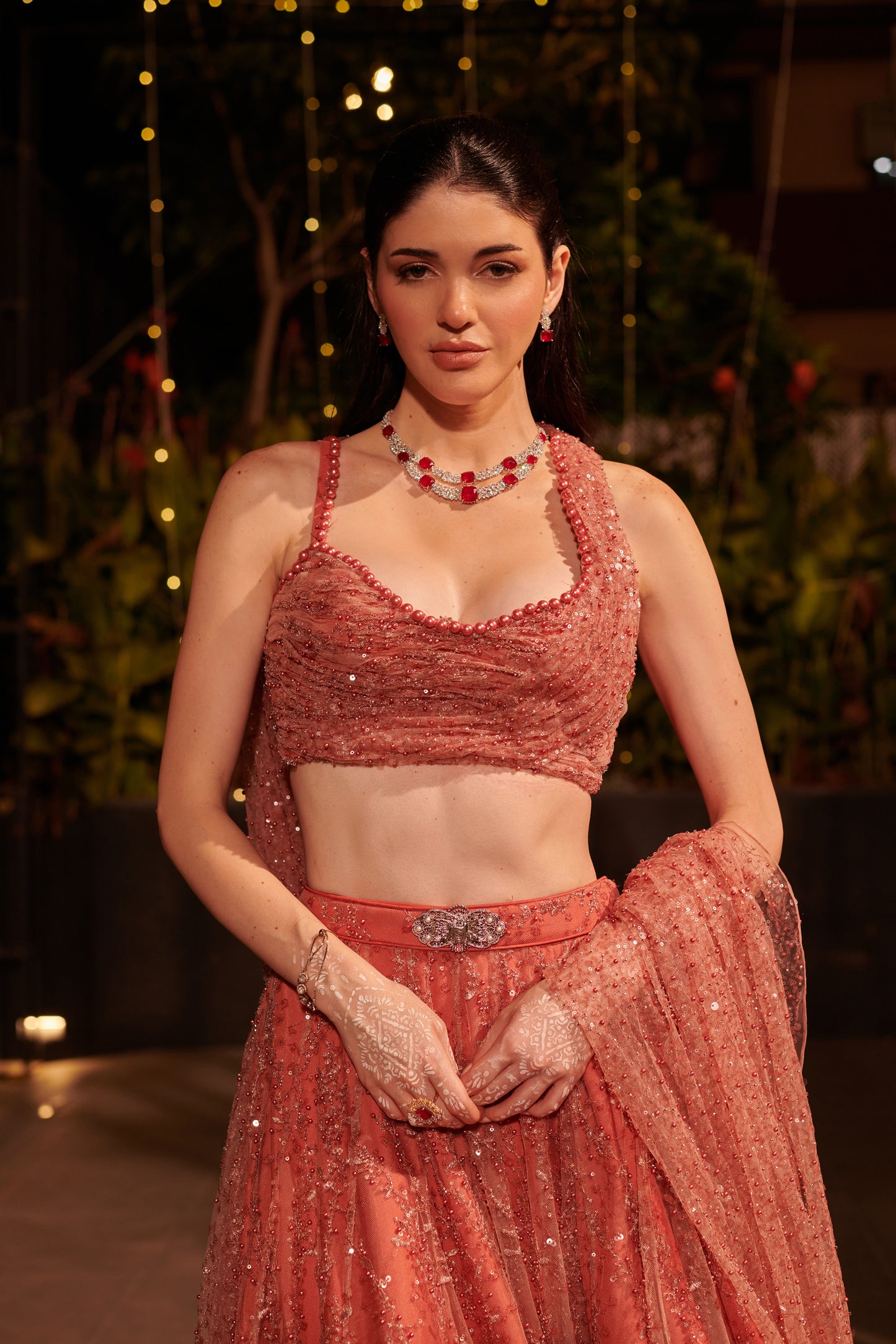 Rose Dust Lehenga Set