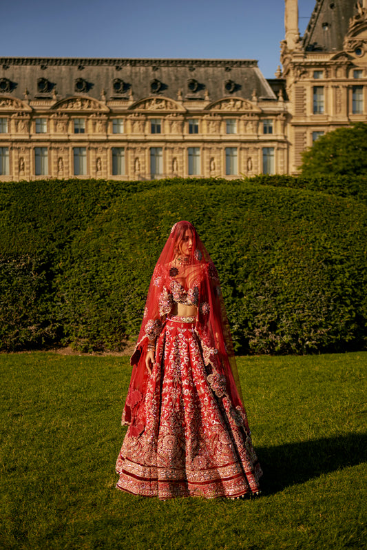 Red Lehenga Set