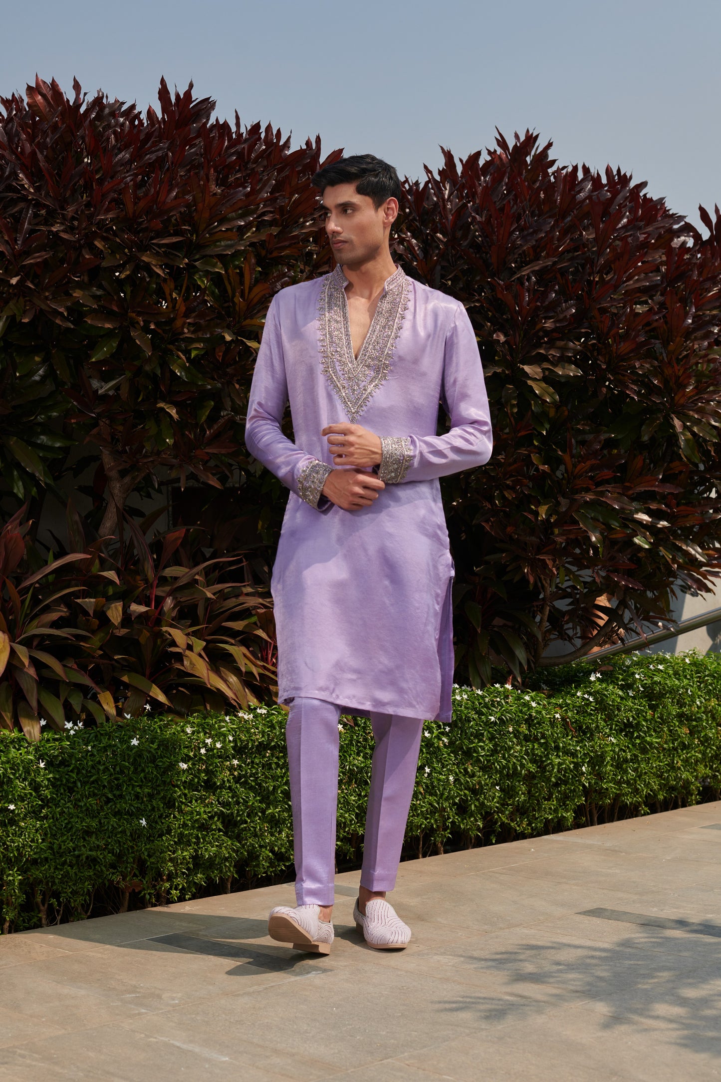 Lilac Affair Kurta Set