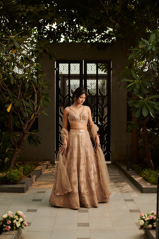 Golden Hour Lehenga Set