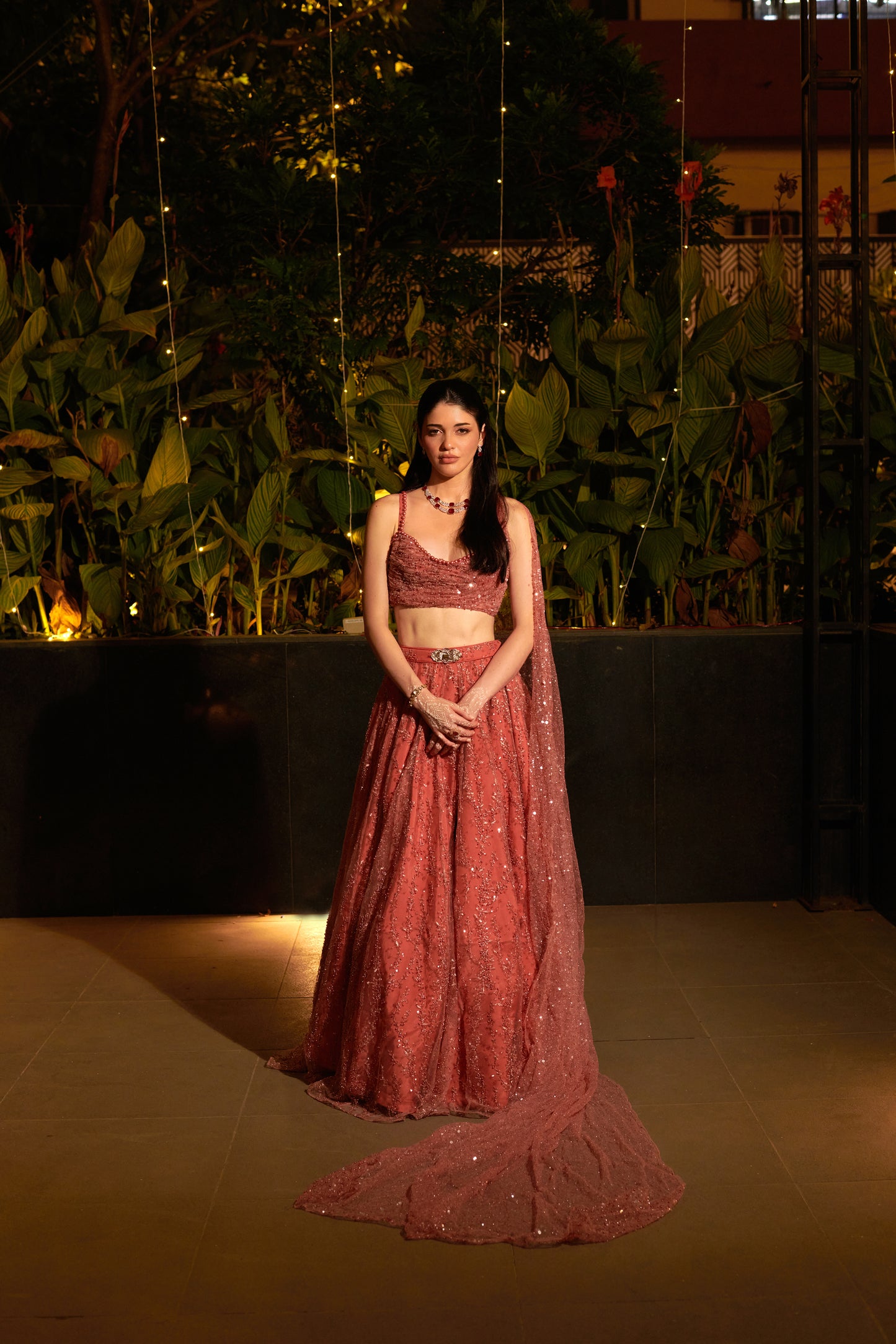 Rose Dust Lehenga Set