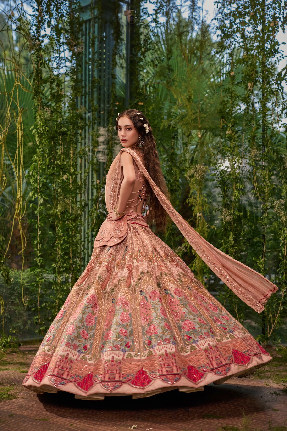 Gulnaar - The Rose Garden lehenga