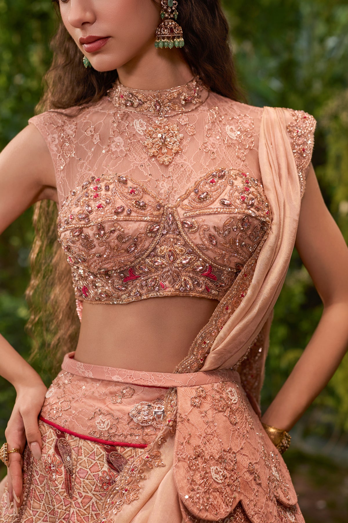 Gulnaar - The Rose Garden lehenga