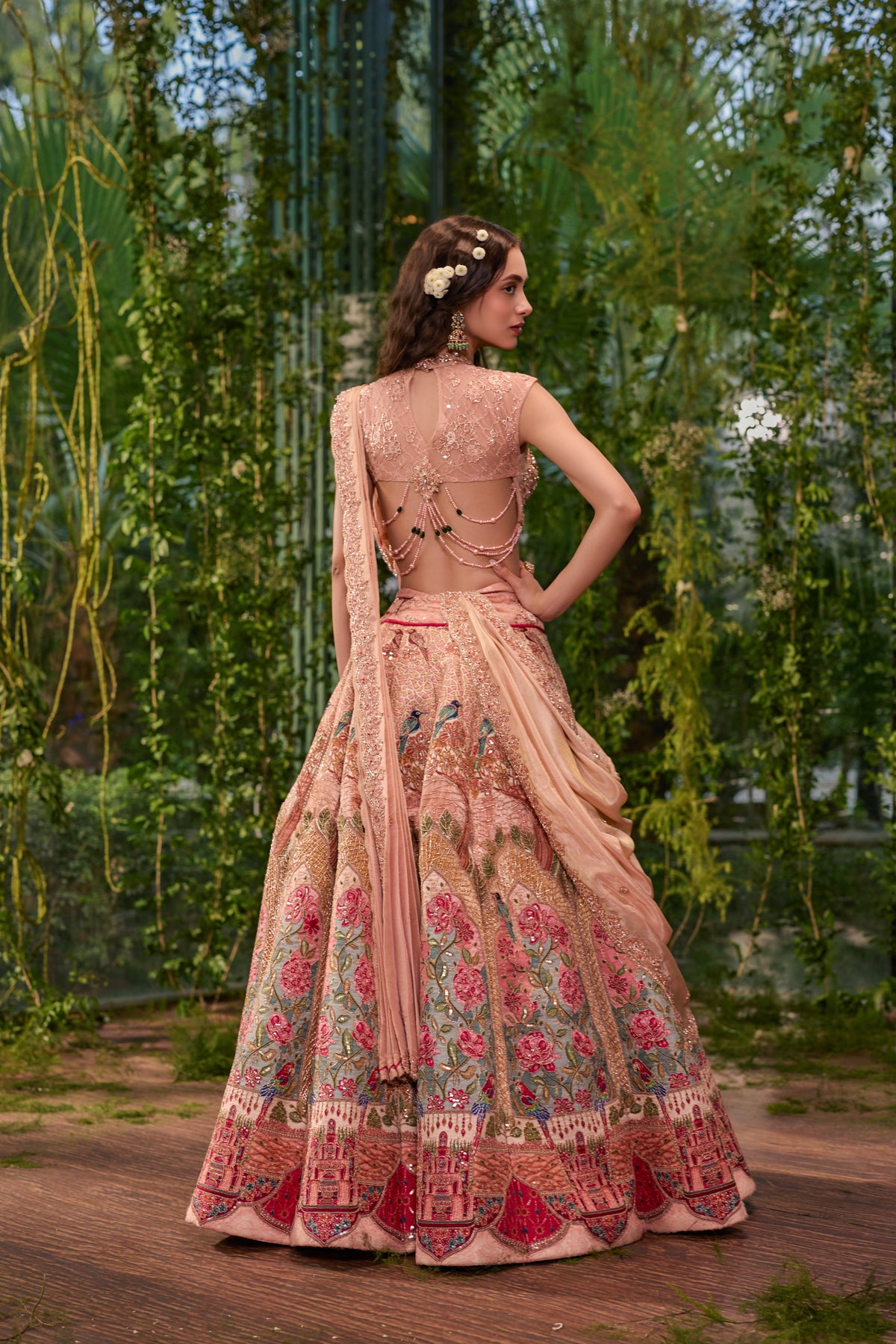 Gulnaar - The Rose Garden lehenga