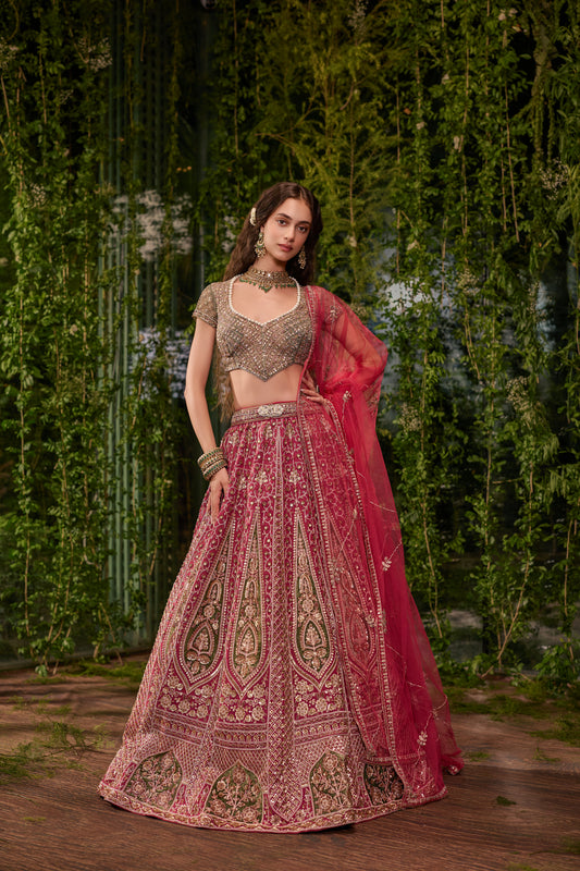 Virasat - The Heritage Bloom Lehenga