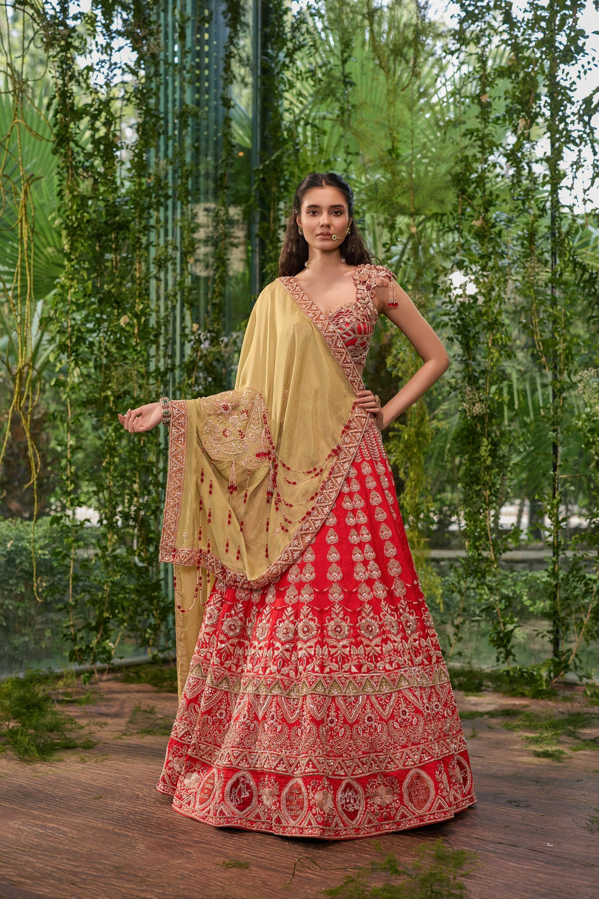 Mrig Vachan - The Deer’s Promise Lehenga