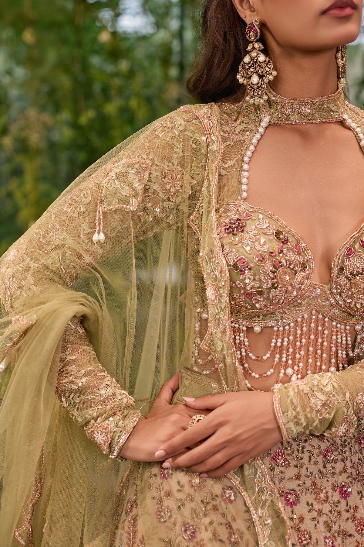 Aranya - The Forest Symphony lehenga