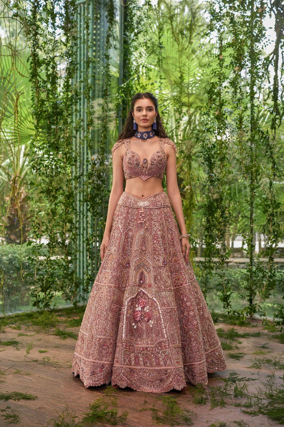 Muktika - The Pearl Blossom Lehenga Set