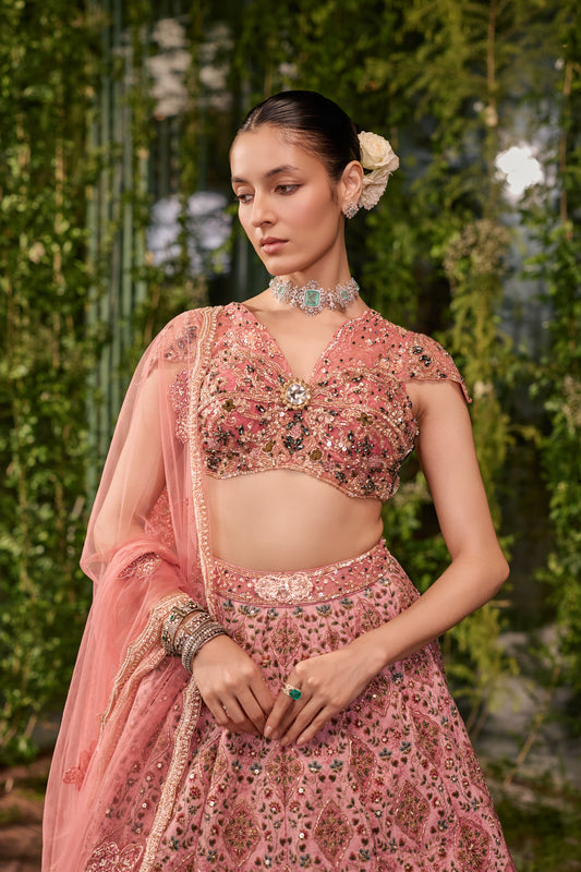 Mayurvan - The Enchanted Garden Lehenga