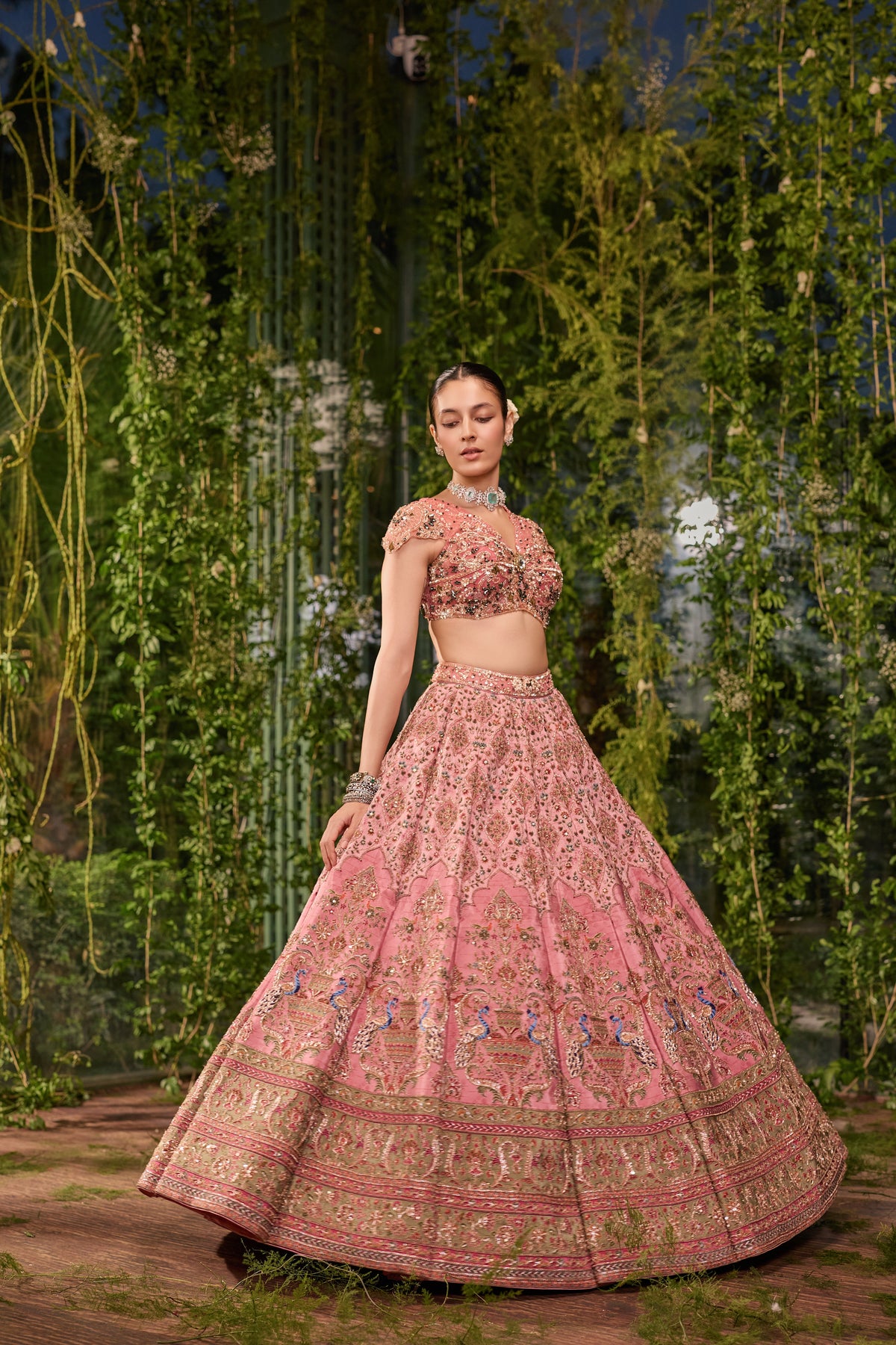 Mayurvan - The Enchanted Garden Lehenga