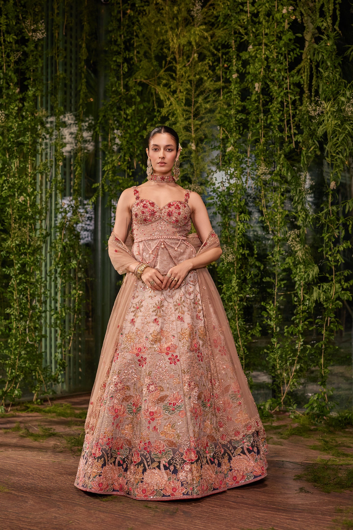 Pankhuri - The Floral Garce lehenga