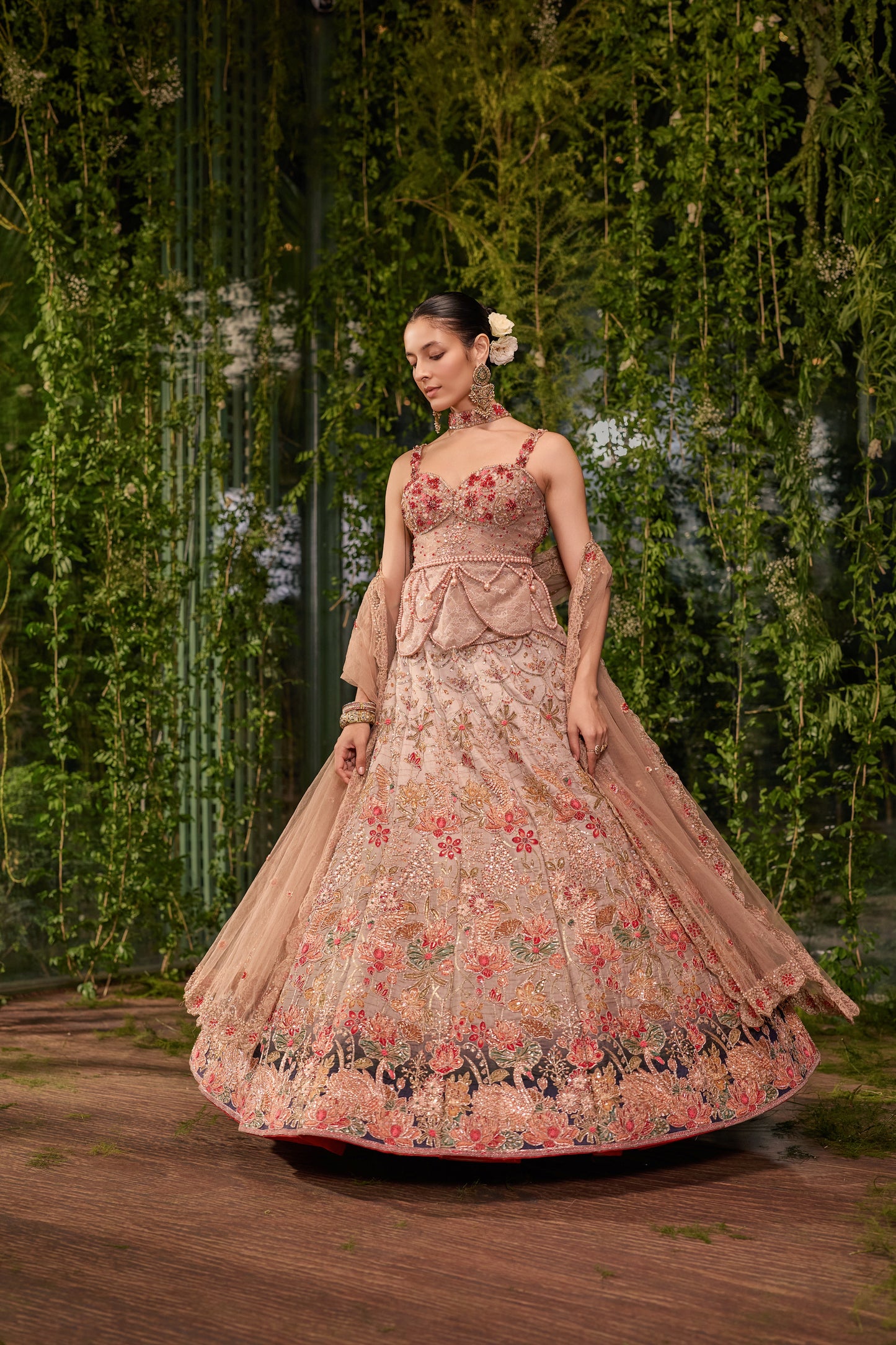 Pankhuri - The Floral Garce lehenga