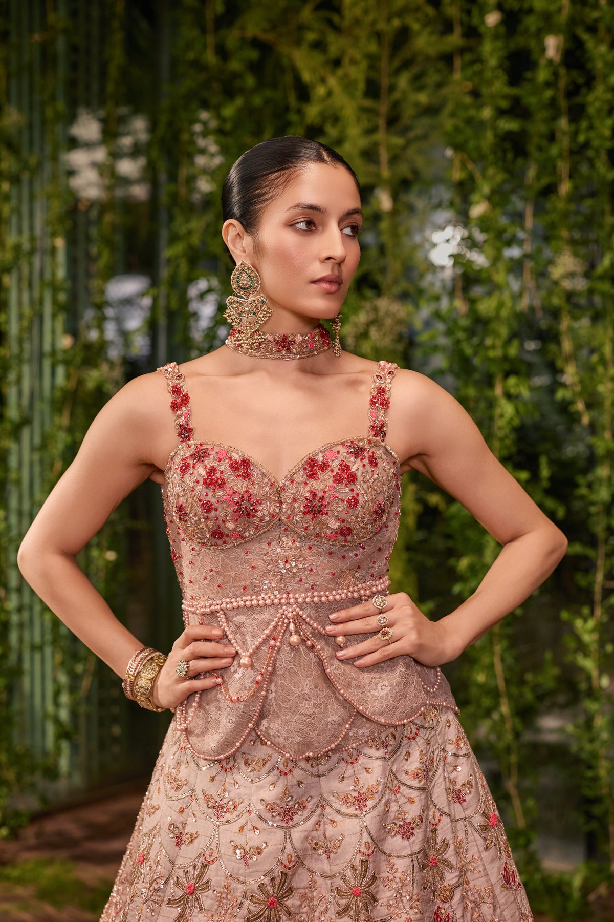 Pankhuri - The Floral Garce lehenga