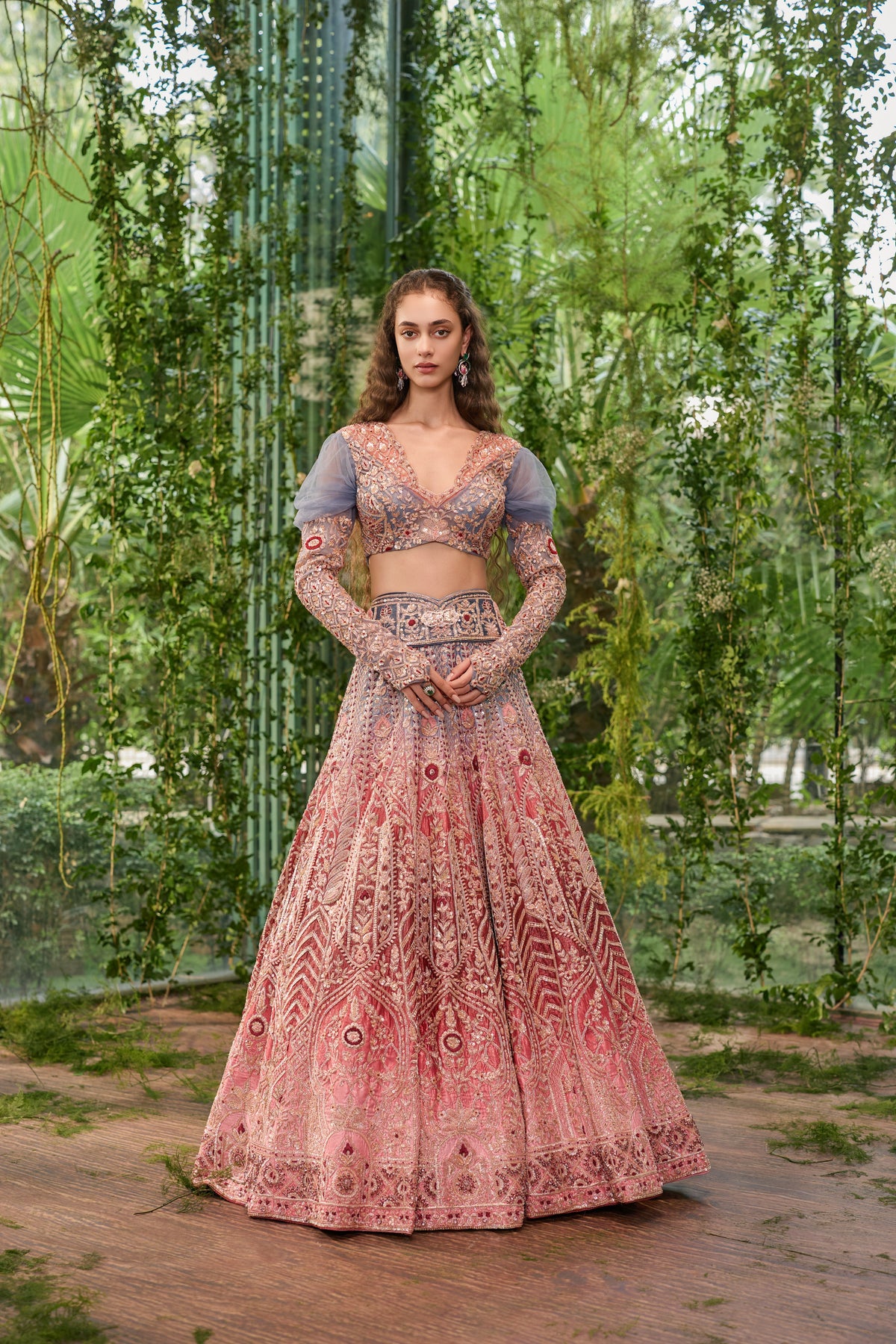 Dwirang - A Tale in Two Hues Lehenga