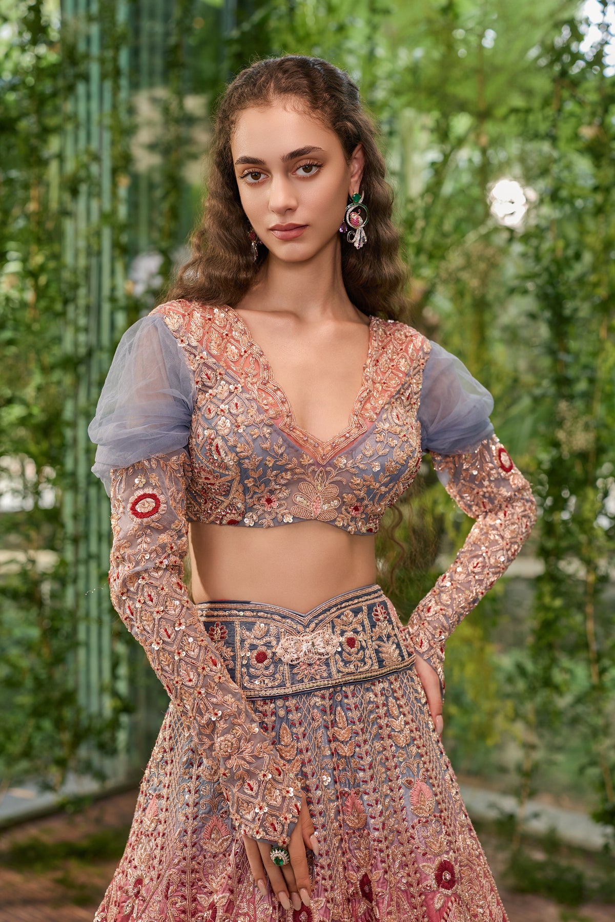 Dwirang - A Tale in Two Hues Lehenga
