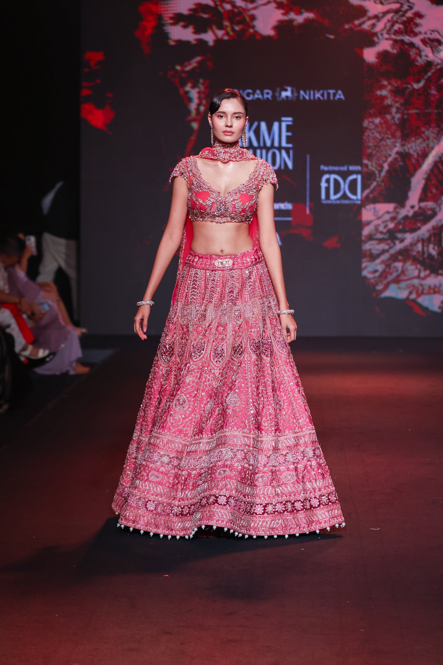 Dusk in Blossam Lehenga set