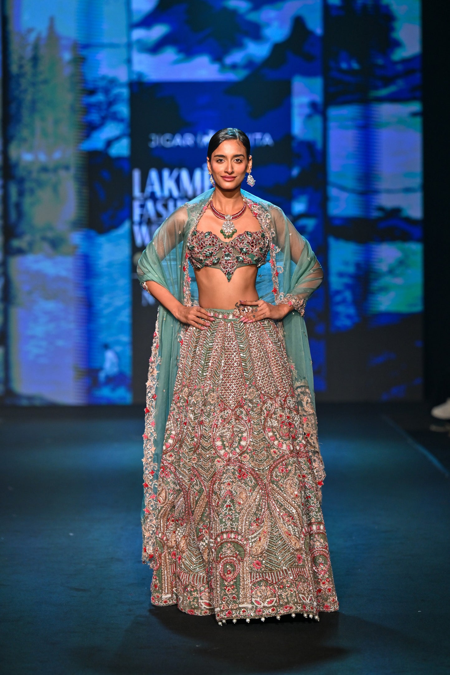 Siam Serenity Lehenga Set