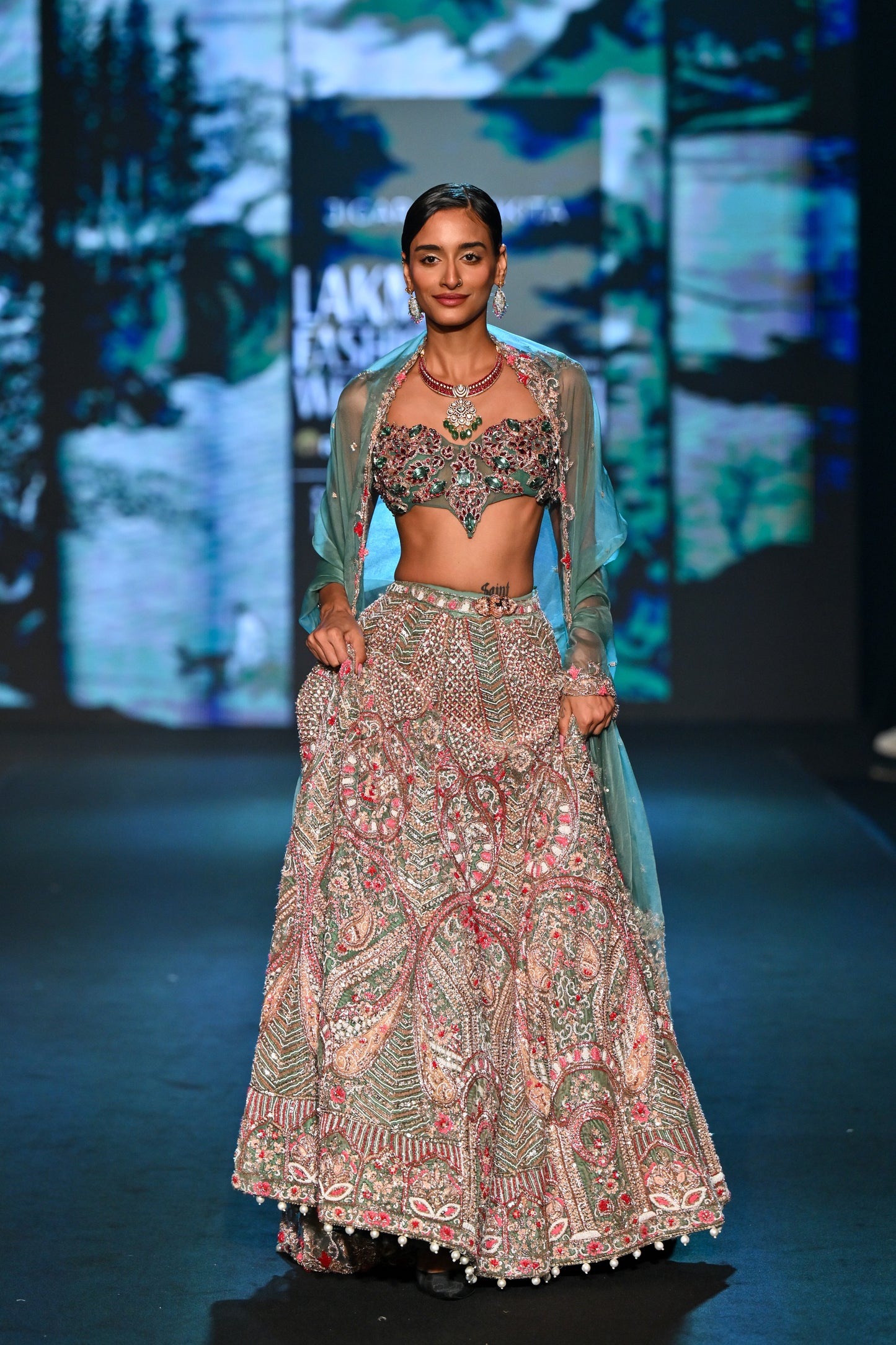 Siam Serenity Lehenga Set