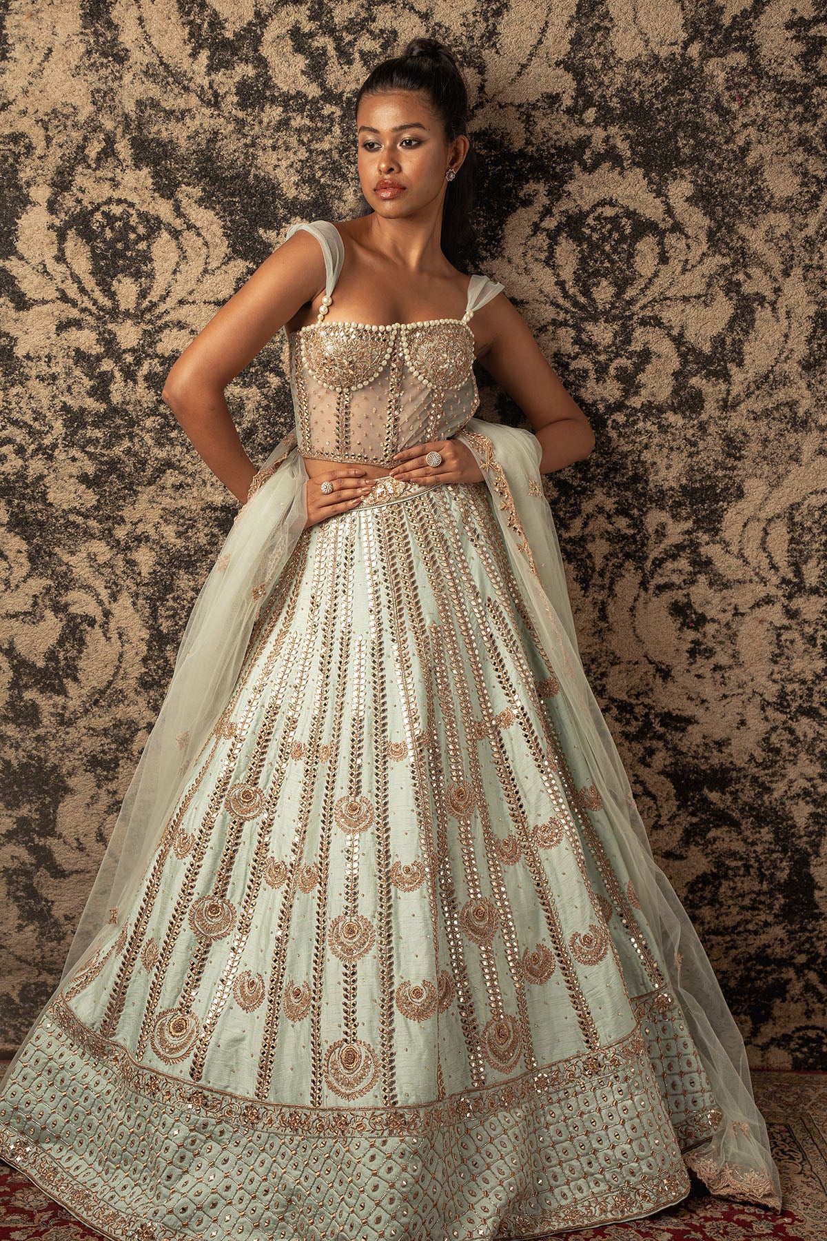 Lehenga, Blouse and Dupatta