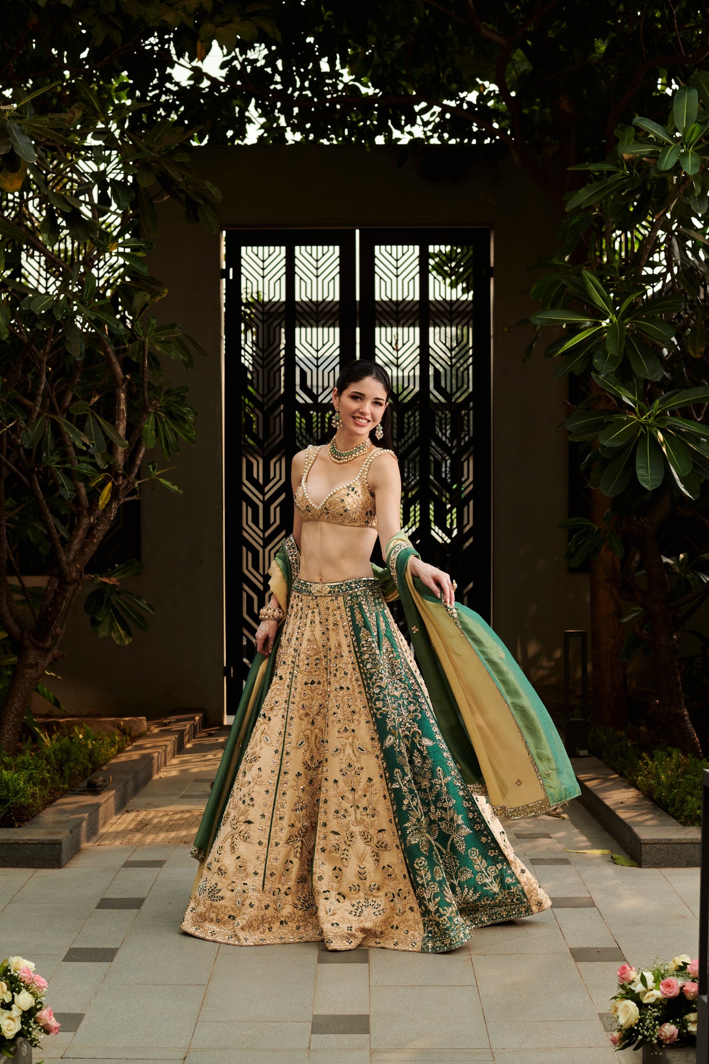 Hitched Lehenga Set