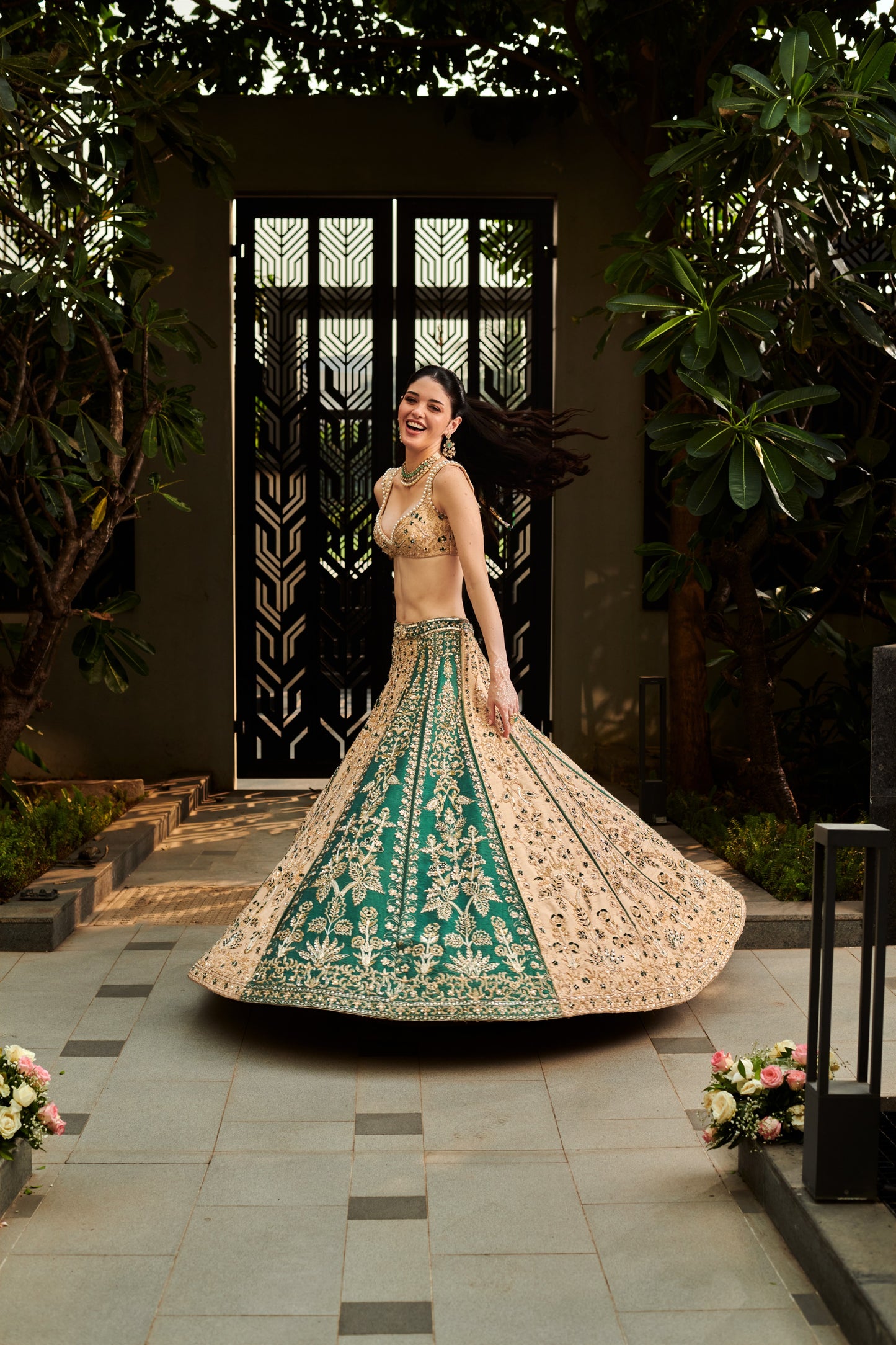 Hitched Lehenga Set