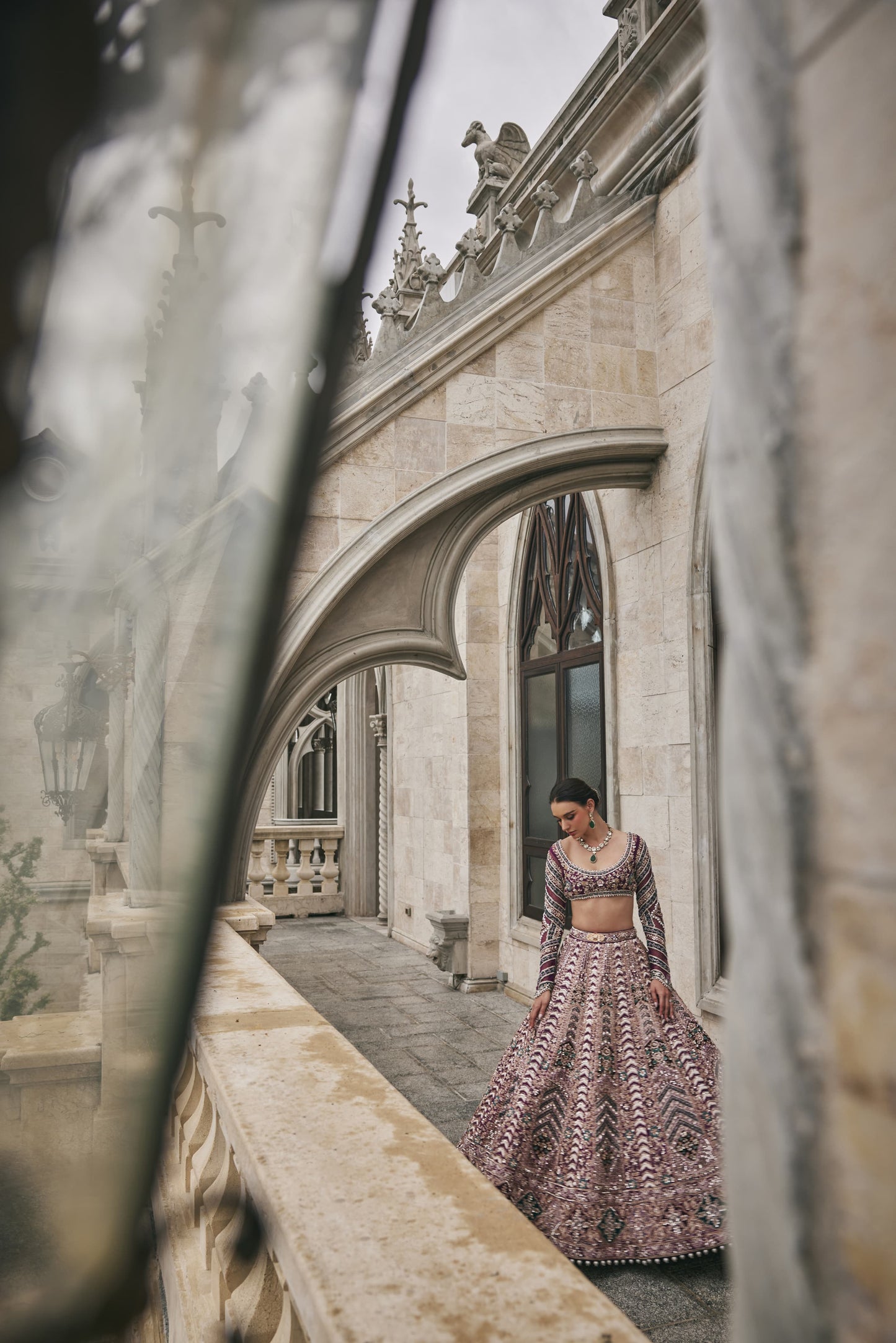 Whisper of Wine Lehenga Set