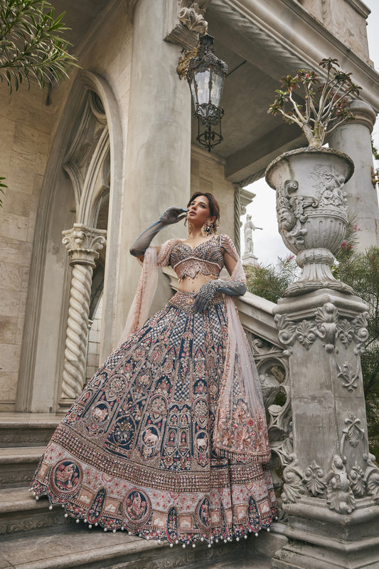 Neel Kamdhenu Lehenga Set