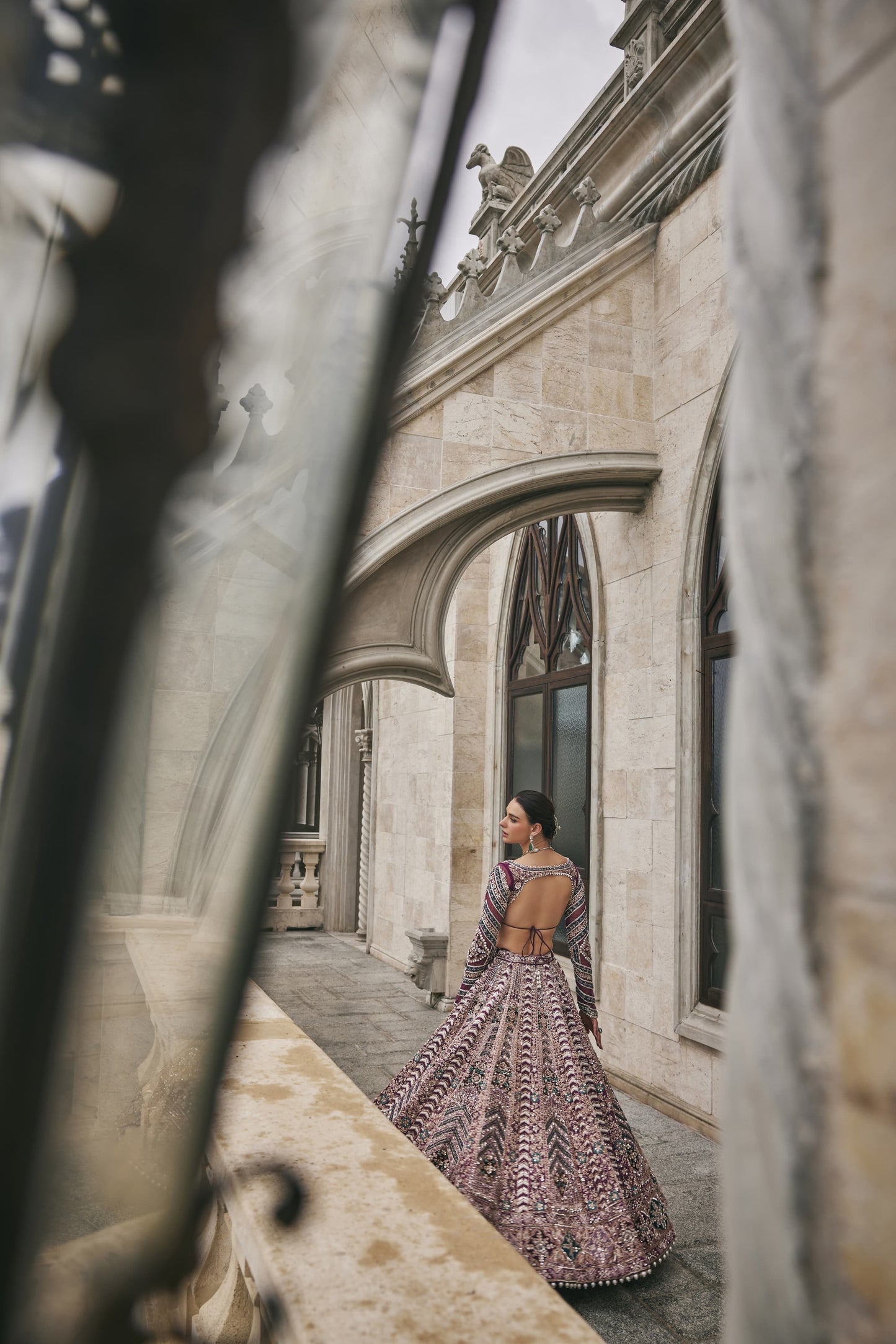 Whisper of Wine Lehenga Set