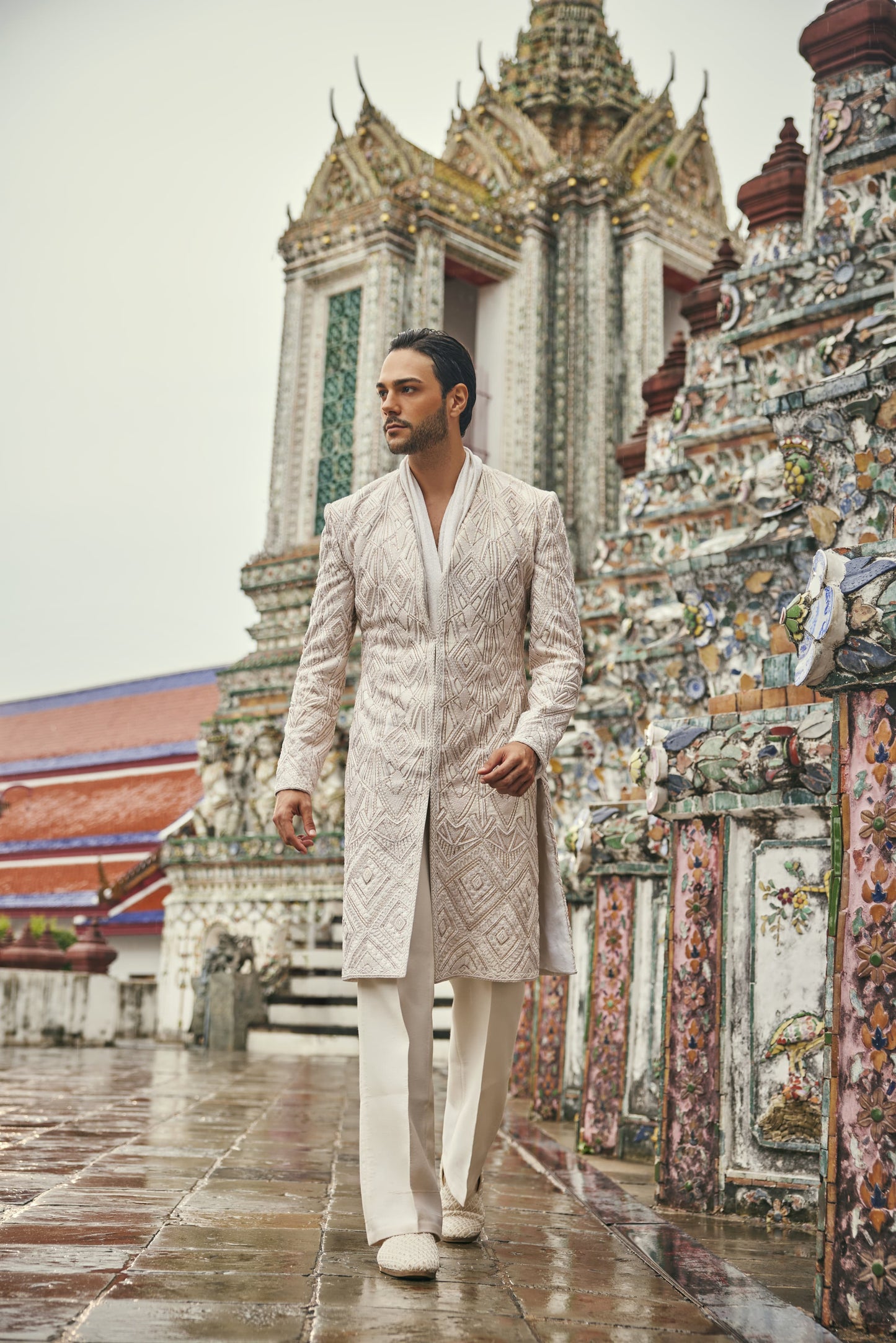 Wispers of Wat Sherwani Set