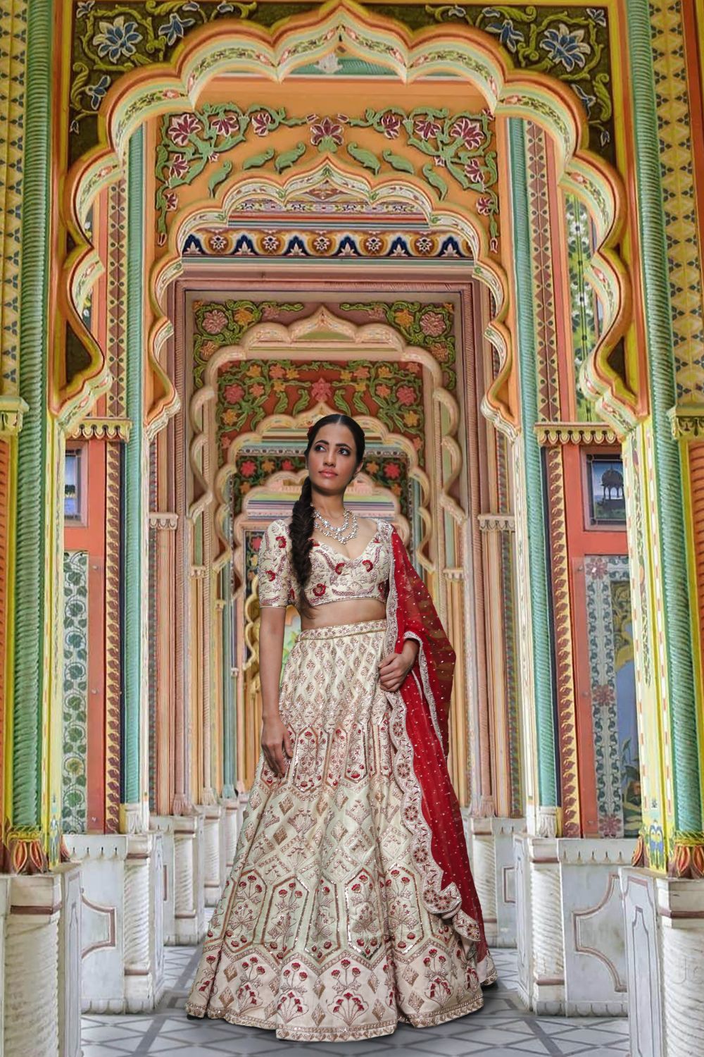 Ivory Lehenga