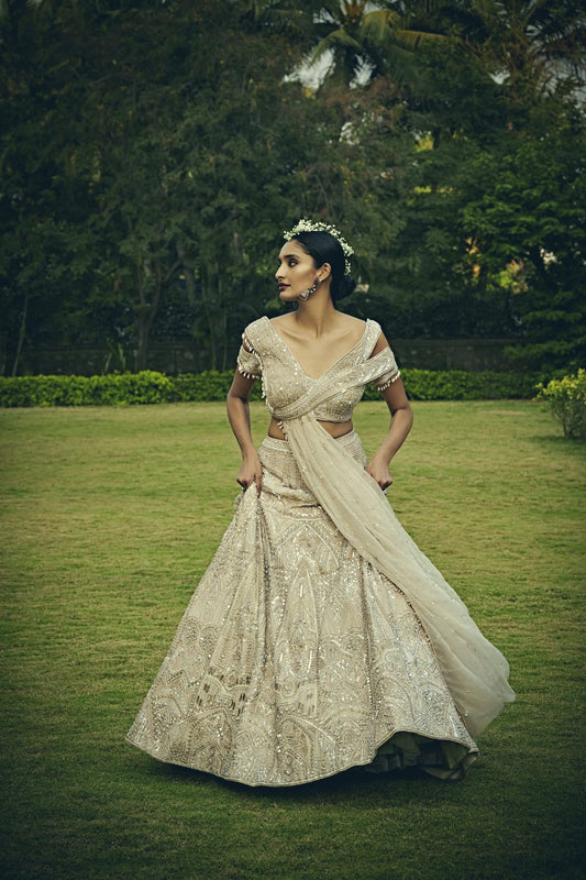 Pearl Ivory Lehenga