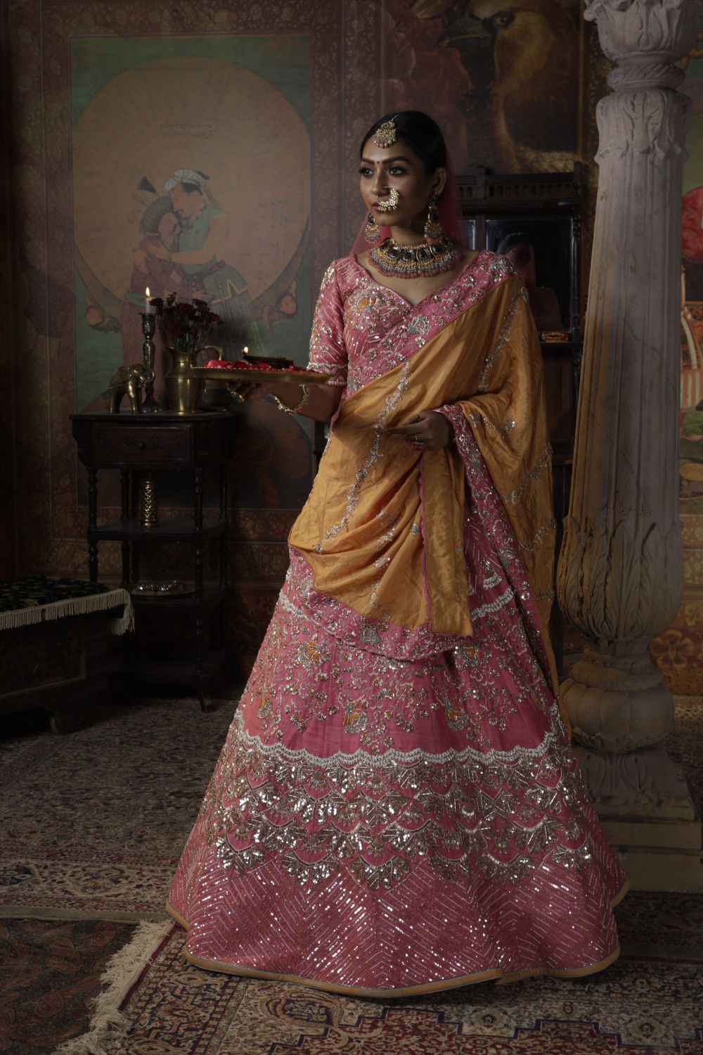 Salmon Pink Lehenga