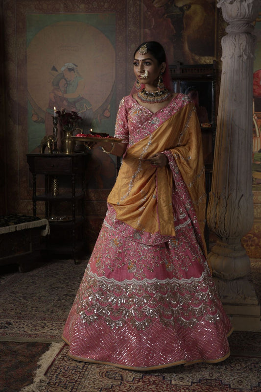 Salmon Pink Lehenga