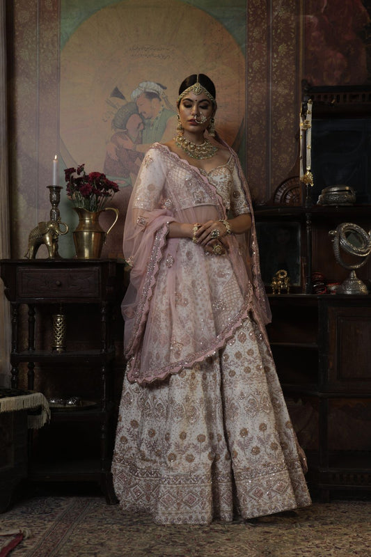 Pink Ivory Lehenga