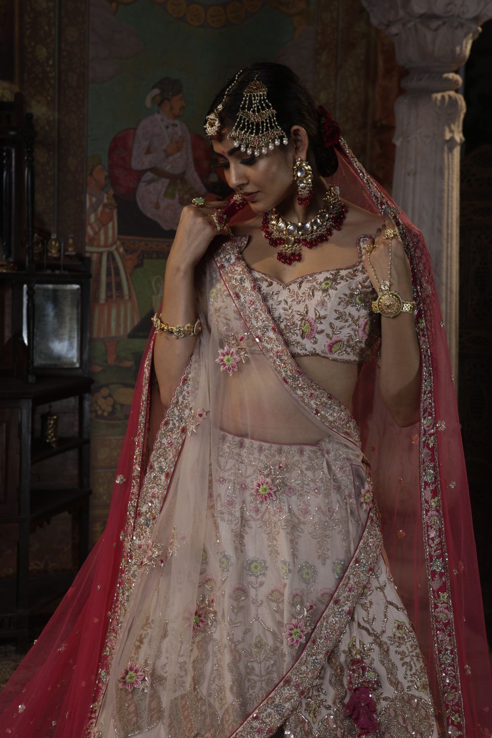 Powder Pink Lehenga