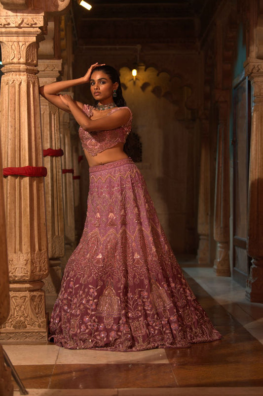 Ombré Sombre Lehenga