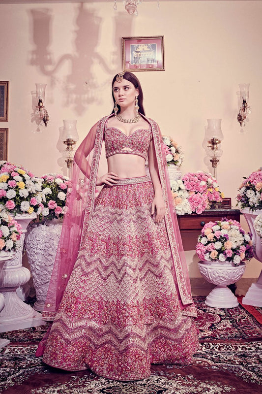 Mulberry Pink Lehenga