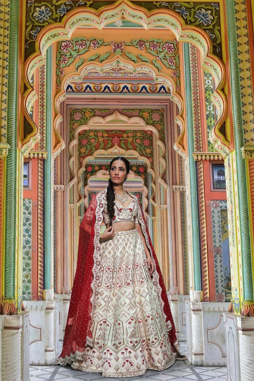 Ivory Lehenga