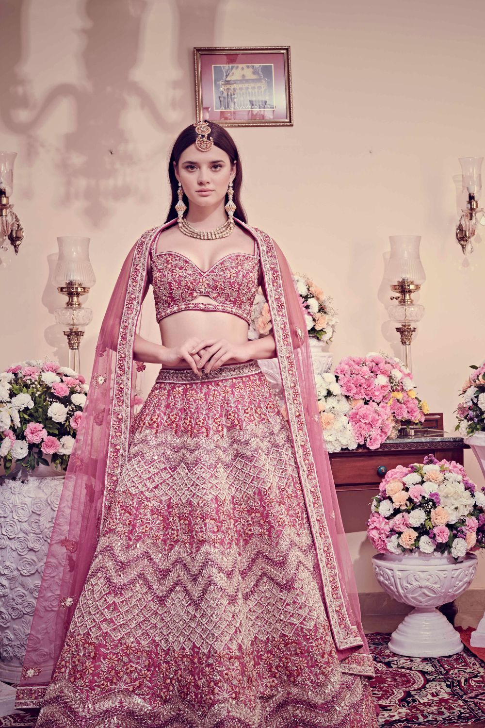 Mulberry Pink Lehenga