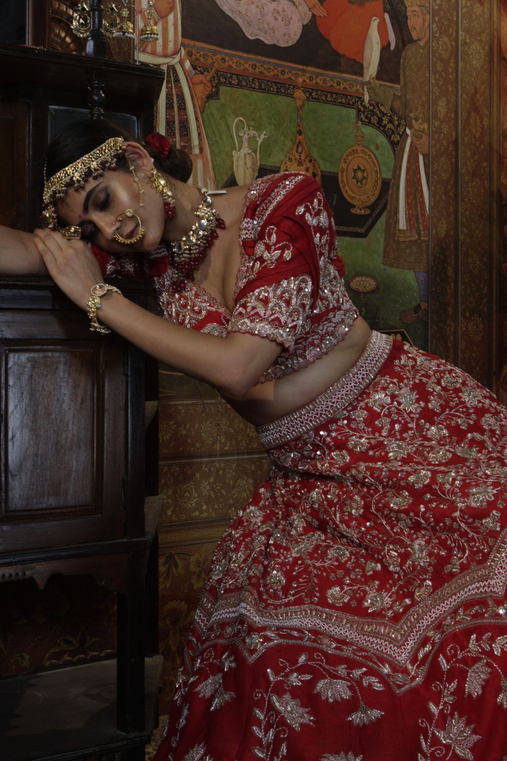 Red Lehenga