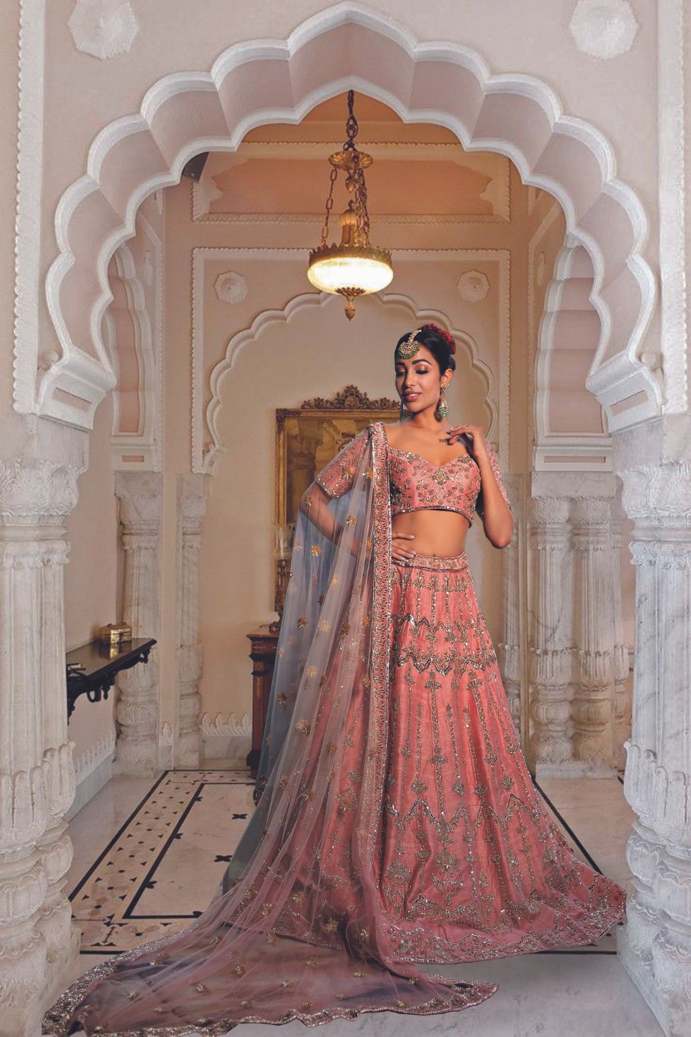 Old Rose Lehenga