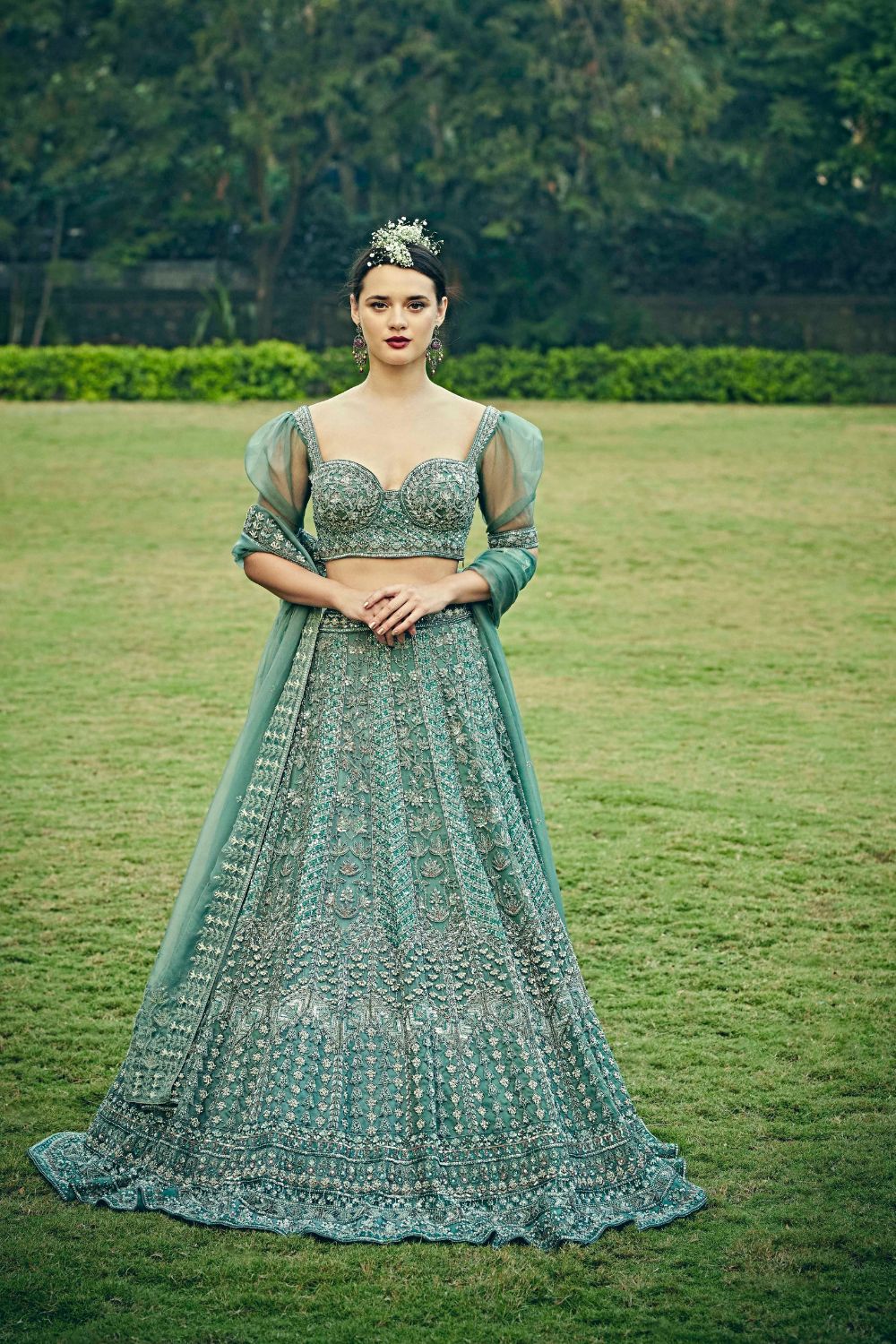 Cerulean Blue Lehenga