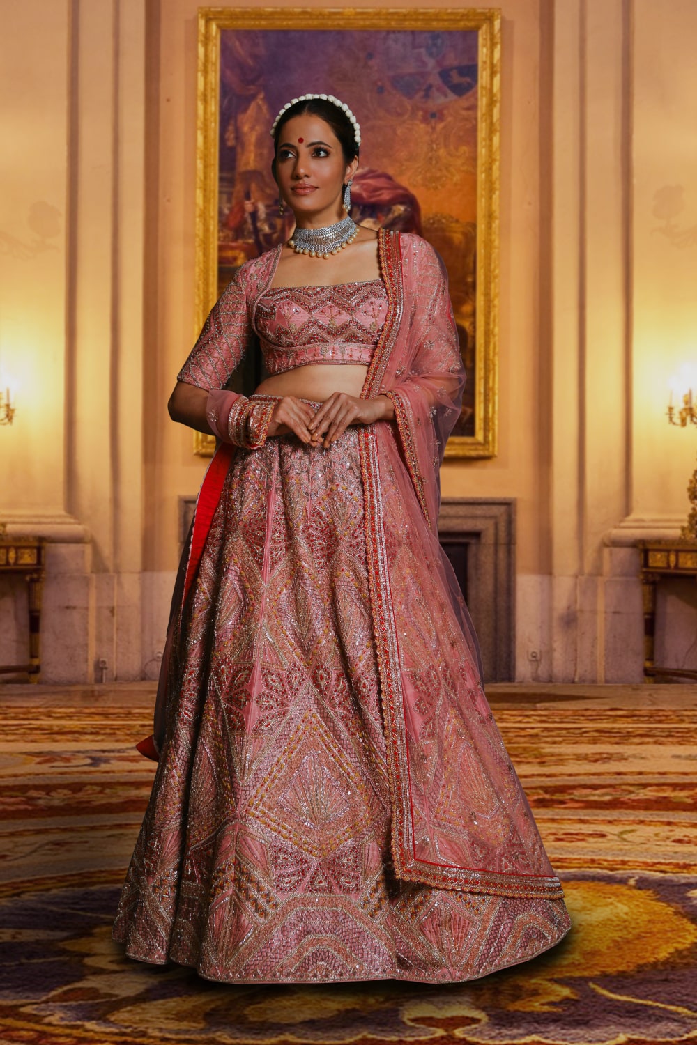 Rose Pink Lehenga