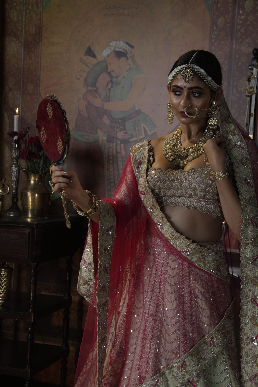 Lemon Green Lehenga