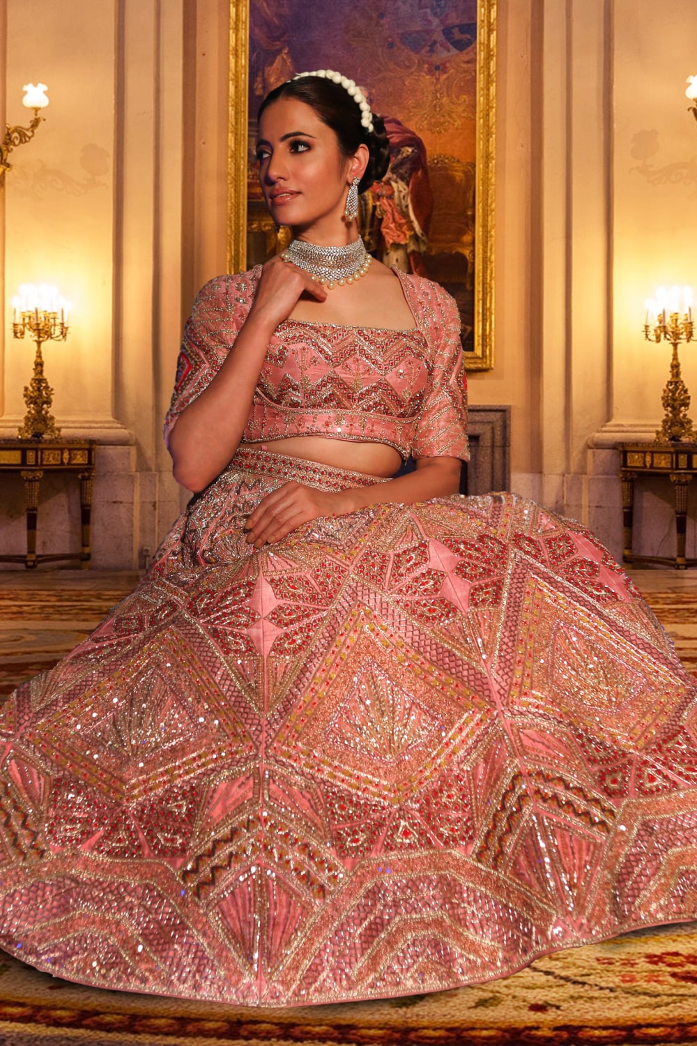 Rose Pink Lehenga