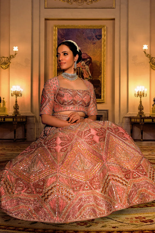 Rose Pink Lehenga